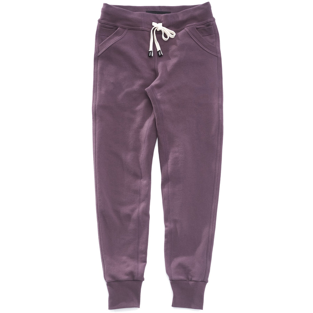 green sweat pants by frere du nord made in canada