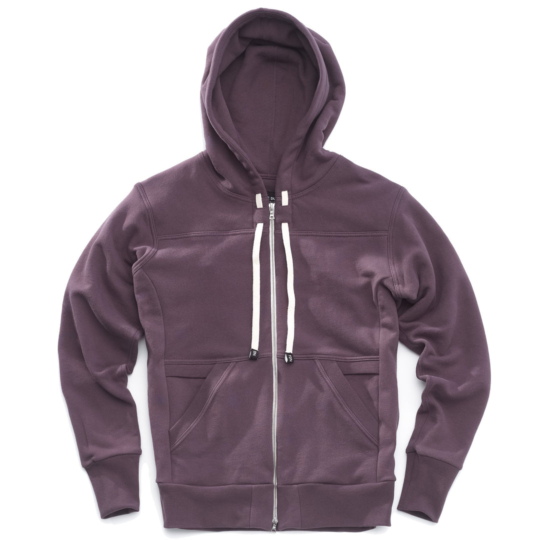 green zip up hoodie by frere du nord made in canada