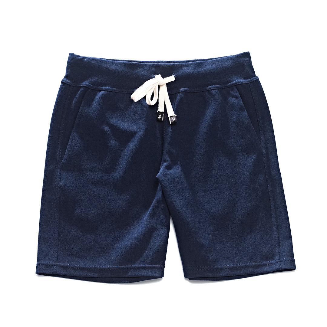NAVY RIB SHORTS