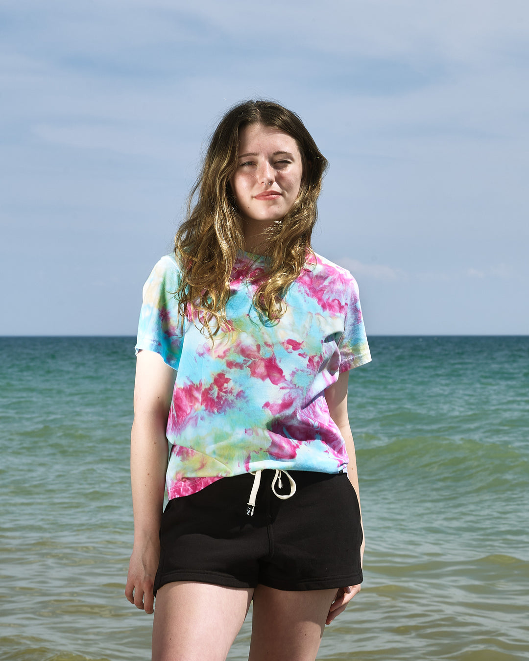 RAINBOW ICE DYE T-SHIRT