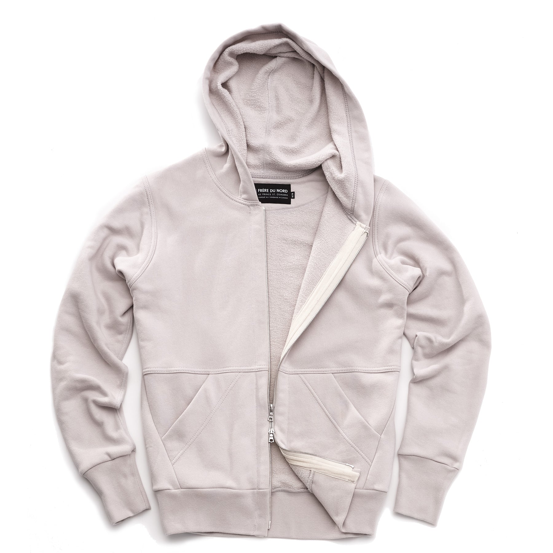 sheller BIG double zip hoodie ホワイト F sheller BIG double zip hoodie ホワイト F Full-zip hoody with
