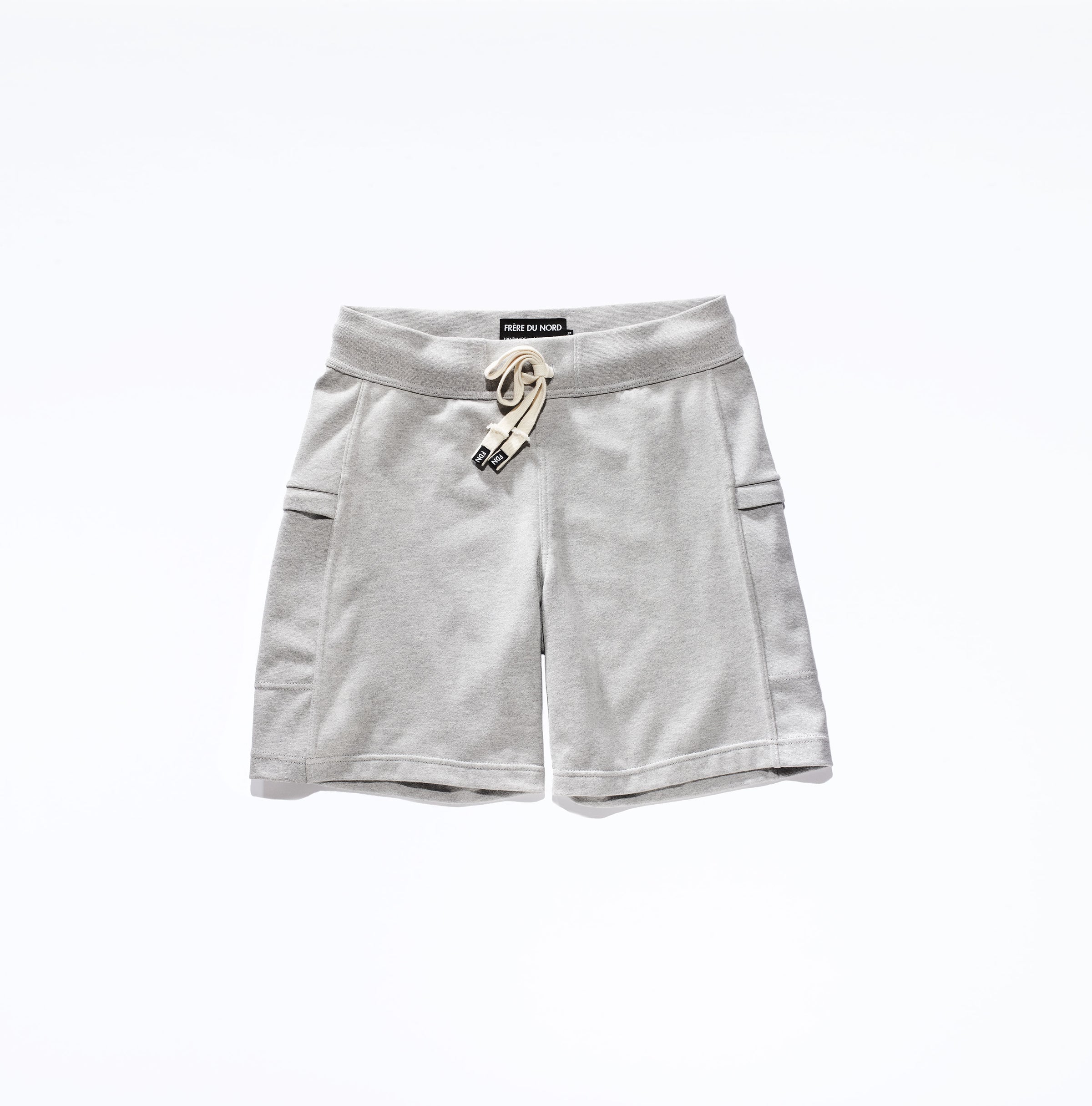 Soccer Shorts - Heather Grey - 100% Cotton French Terry - Made in Canada