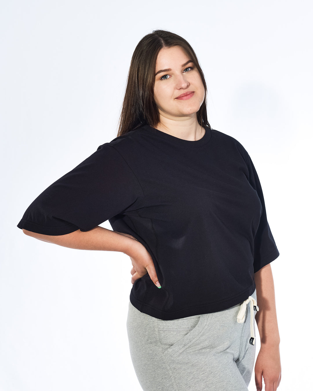 Leading Lady Wirefree Crop Top - Black – Big Girls Don't Cry (Anymore)